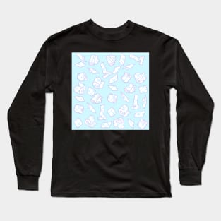 Fancy toilet roll pattern Long Sleeve T-Shirt